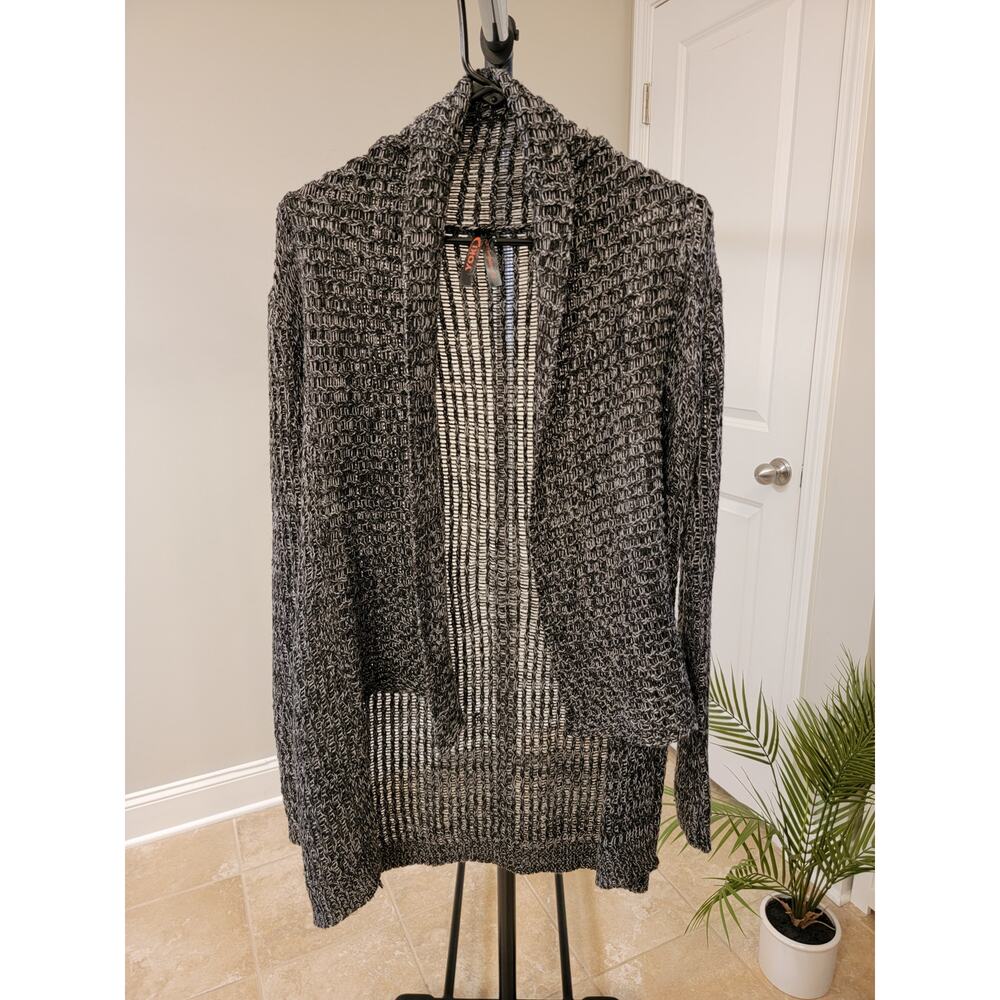 Yoki Chunky Looseknit Cardigan HI low Sweater